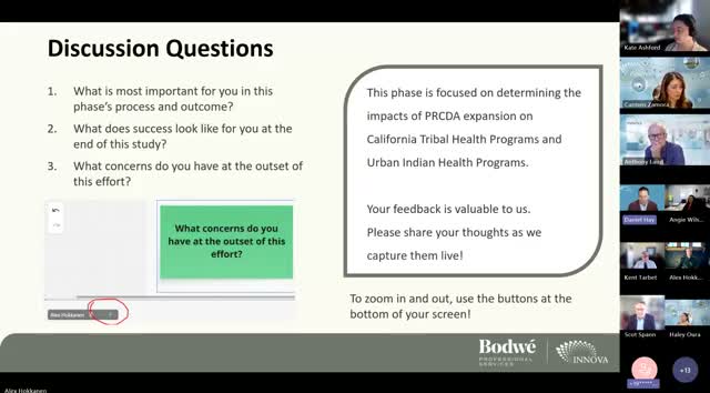 Tribal leaders and IHS kick off PERCDA expansion study, flag data, funding and access concerns
