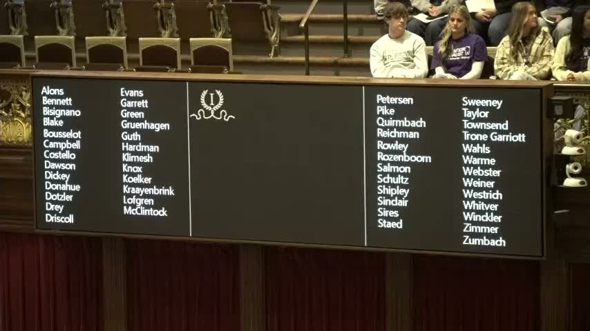 Senate honors Alexander Clark on 200th anniversary