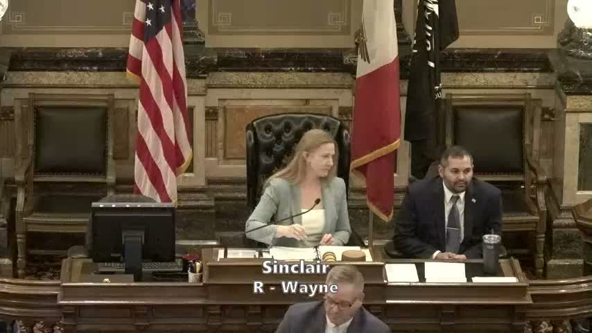 Secretary reports list of House-passed bills to the Senate