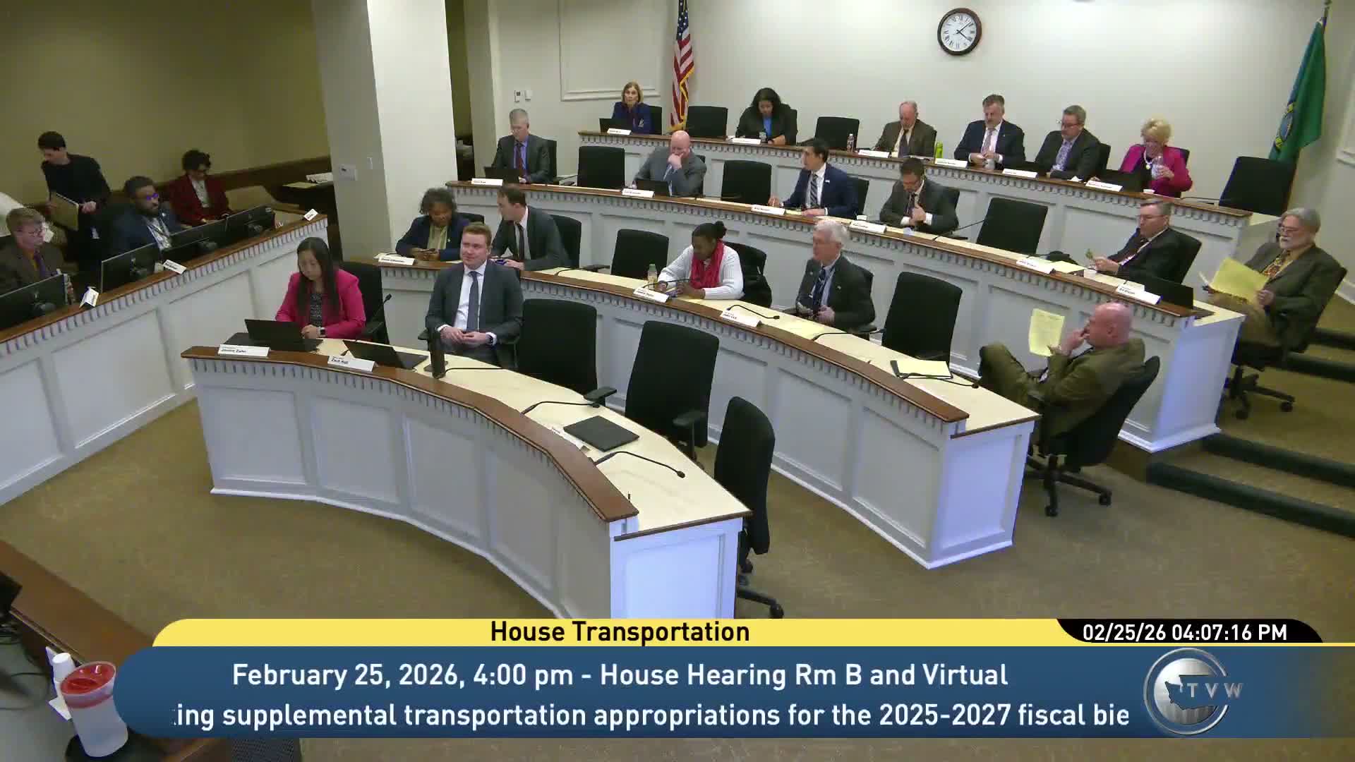 House Transportation Committee reports PSHB 2306 out of committee with technical fixes and Metro electrification shift