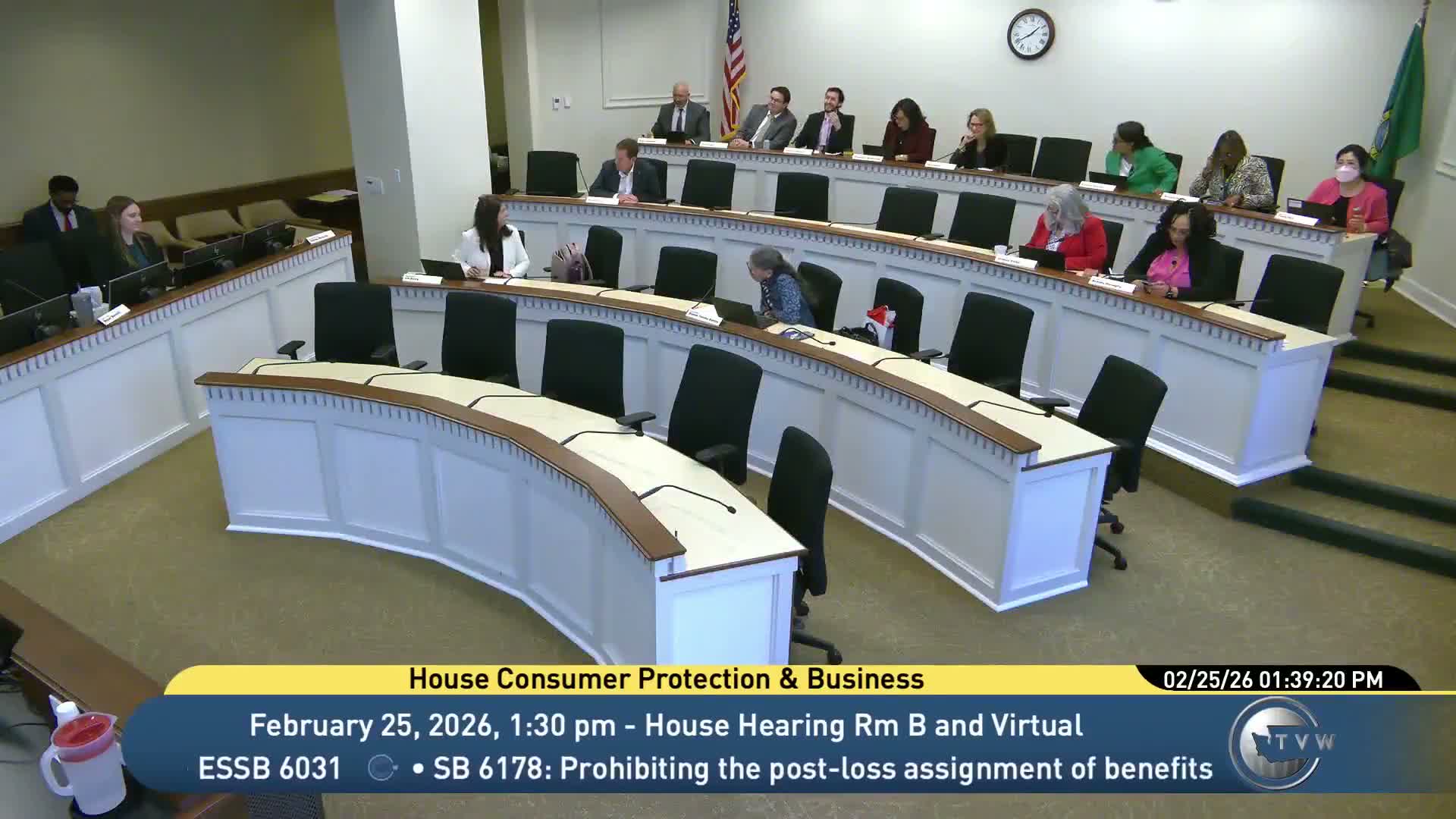 Committee reviews six amendments to SB 5280 to add consumer protections for virtual-currency kiosks