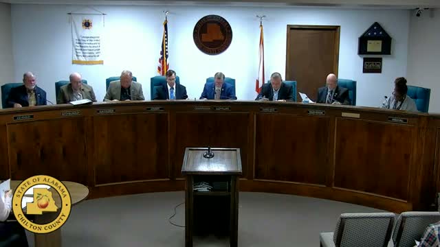 Chilton County commission approves consent agenda, key-card policy, invoices and several appointments/resolutions