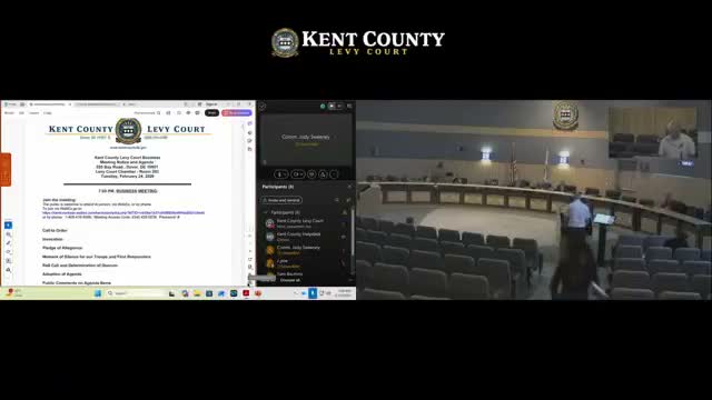 Kent County Levy Court meeting roundup: employee honors, hires and ordinance hearing set