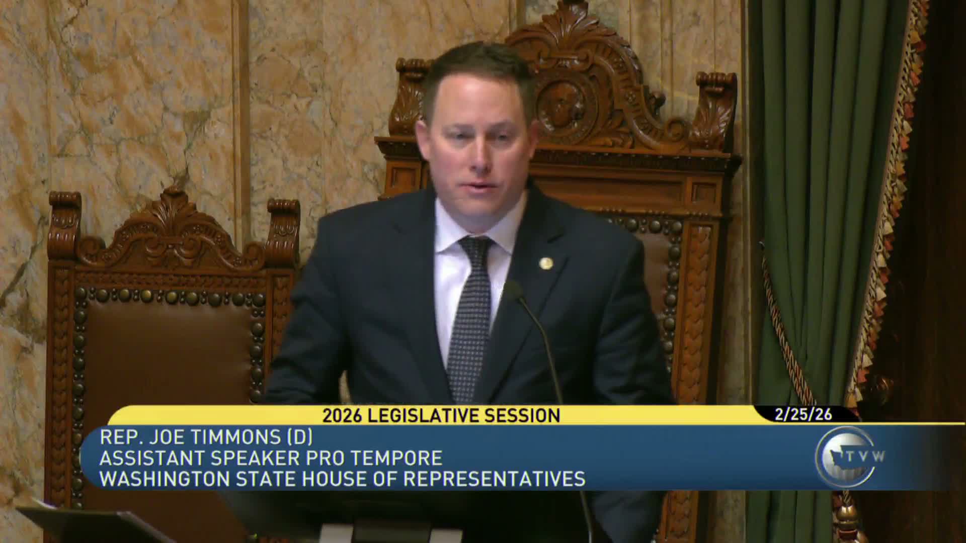 House moves bills to committees and second-reading calendar, then adjourns to Feb. 26