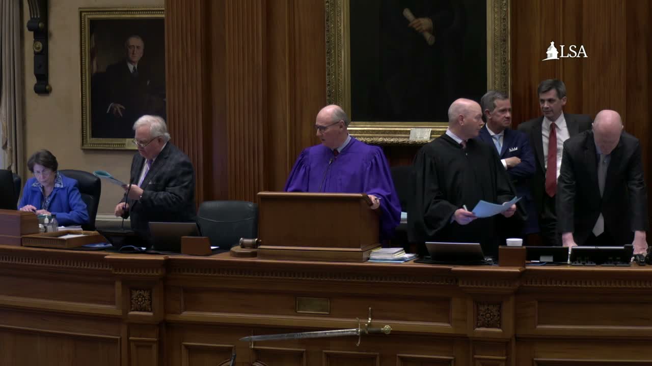 Senate debates and tables amendment to bar data centers from abandoned‑building tax credit