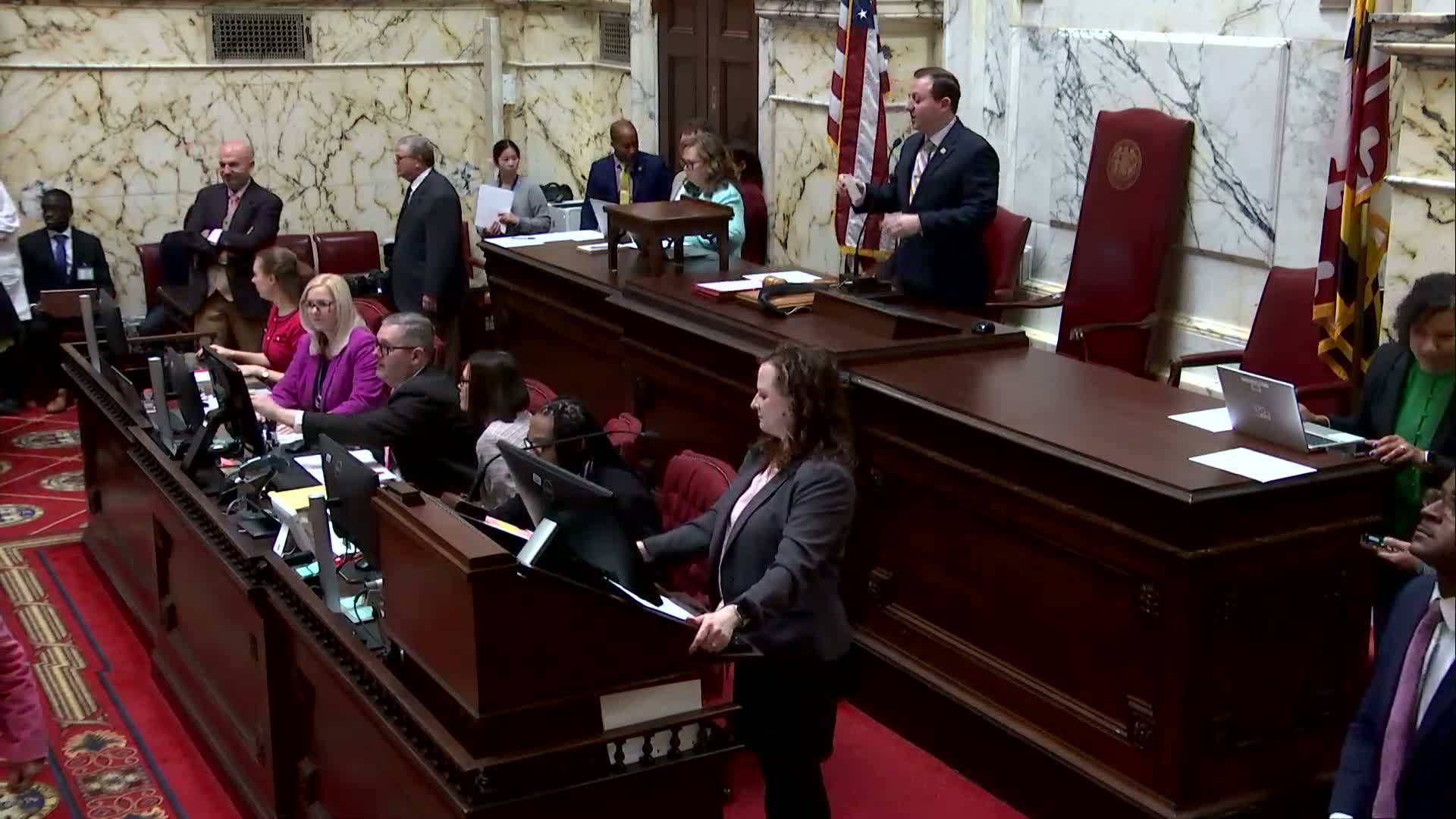 Senate of Maryland honors Winston Churchill golf champions, Alpha Kappa Alpha; Morgan State choir performs