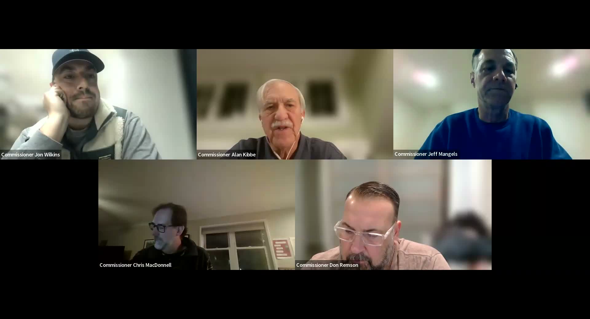 Commission reviews mooring finances, discusses floating dock and approves shoreline restoration letter