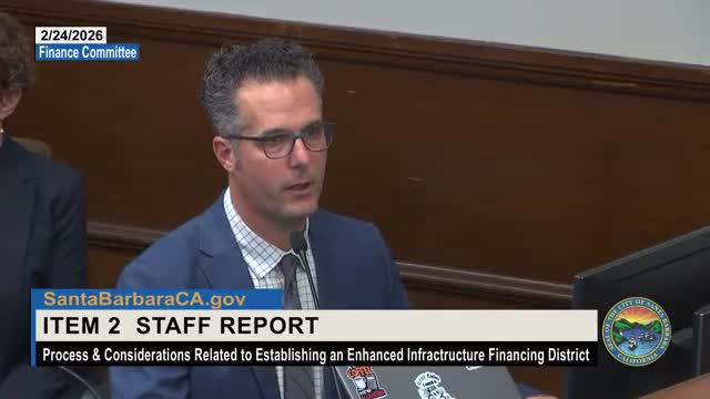 Committee opts not to form an IFD now, asks staff to pursue alternatives and report back