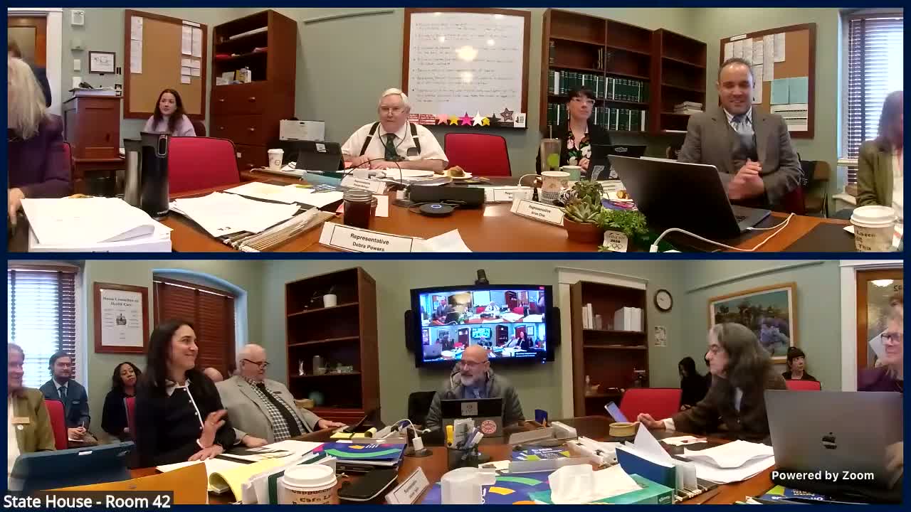 Vermont committee hears testimony on H.814 neurological rights, moves broader AI rules into a study and shifts chatbot rules to H.816