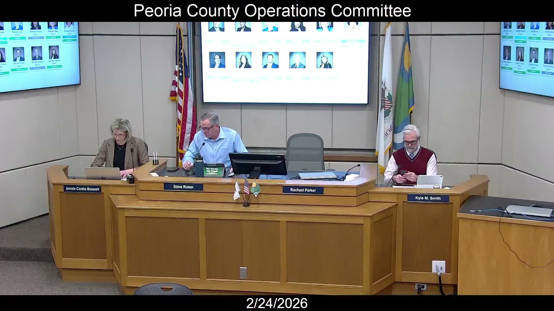 Peoria County operations committee approves workers' compensation settlements, requests software inventory