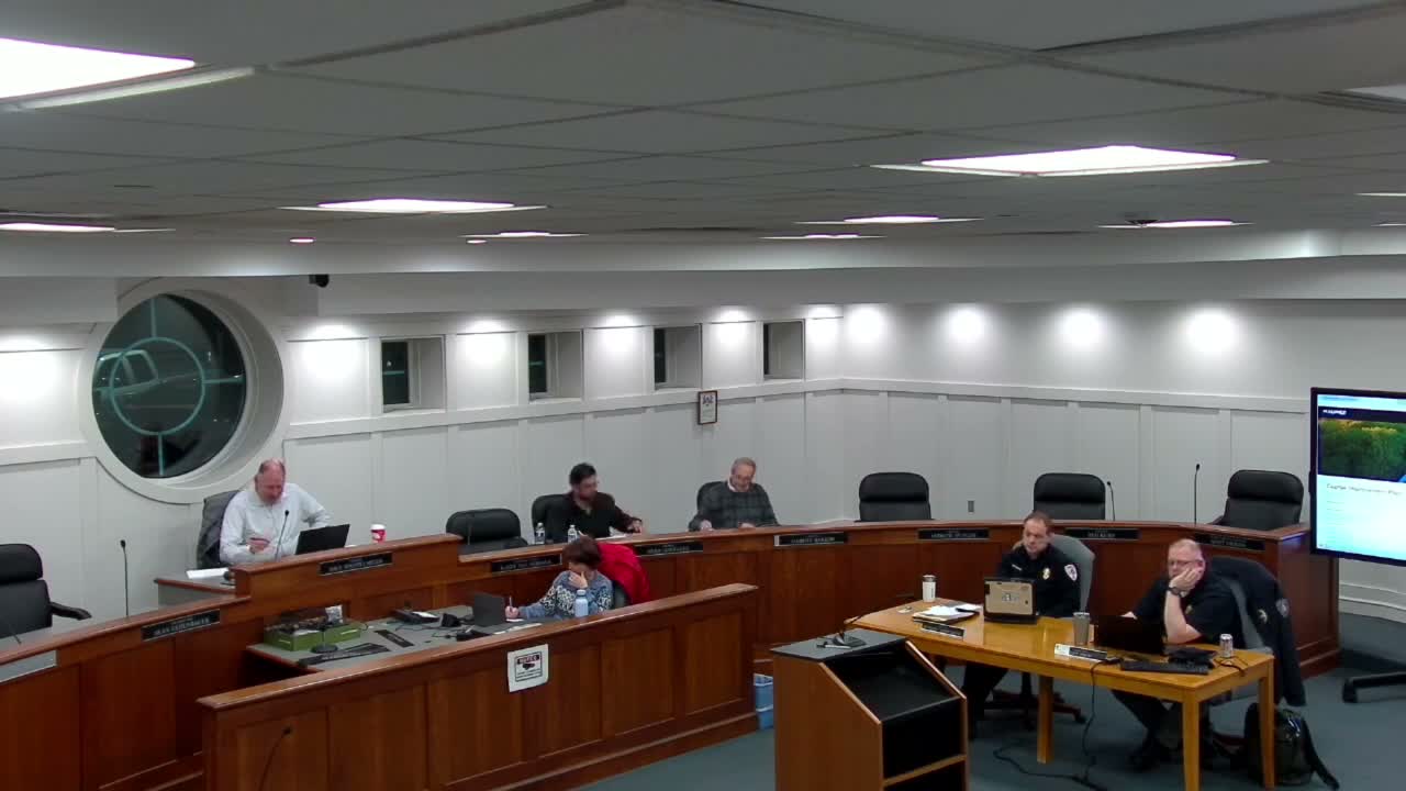 Finance committee reviews 2026 capital priorities, flags fire pumper and ambulance replacements