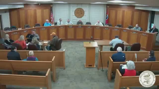 Bradley County committee declines to approve new sewer crossing of road department property; motion fails for lack of a second
