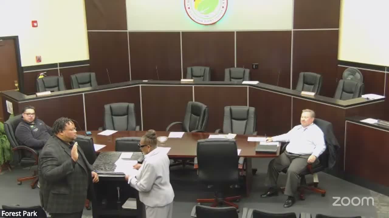 Forest Park Development Authority swears in appointees and elects Rhonda Wright vice chair
