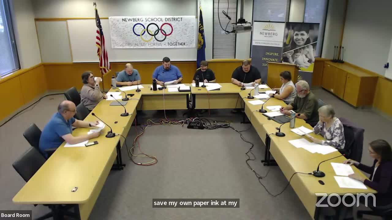Newberg SD 29J finance advisory committee affirms citizen appointees, maps oversight plan amid projected deficits