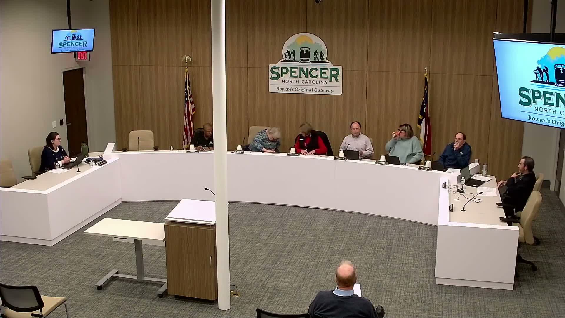Spencer Town moves state‑mandated internet‑viewing resolution to regular agenda for public explanation