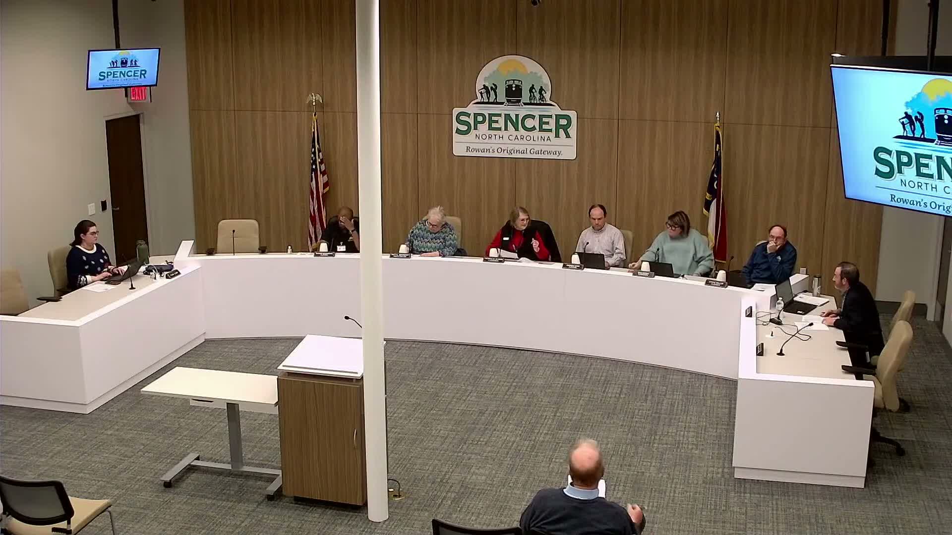 Town manager seeks board consideration of $18,000 change order for Spencer Town park