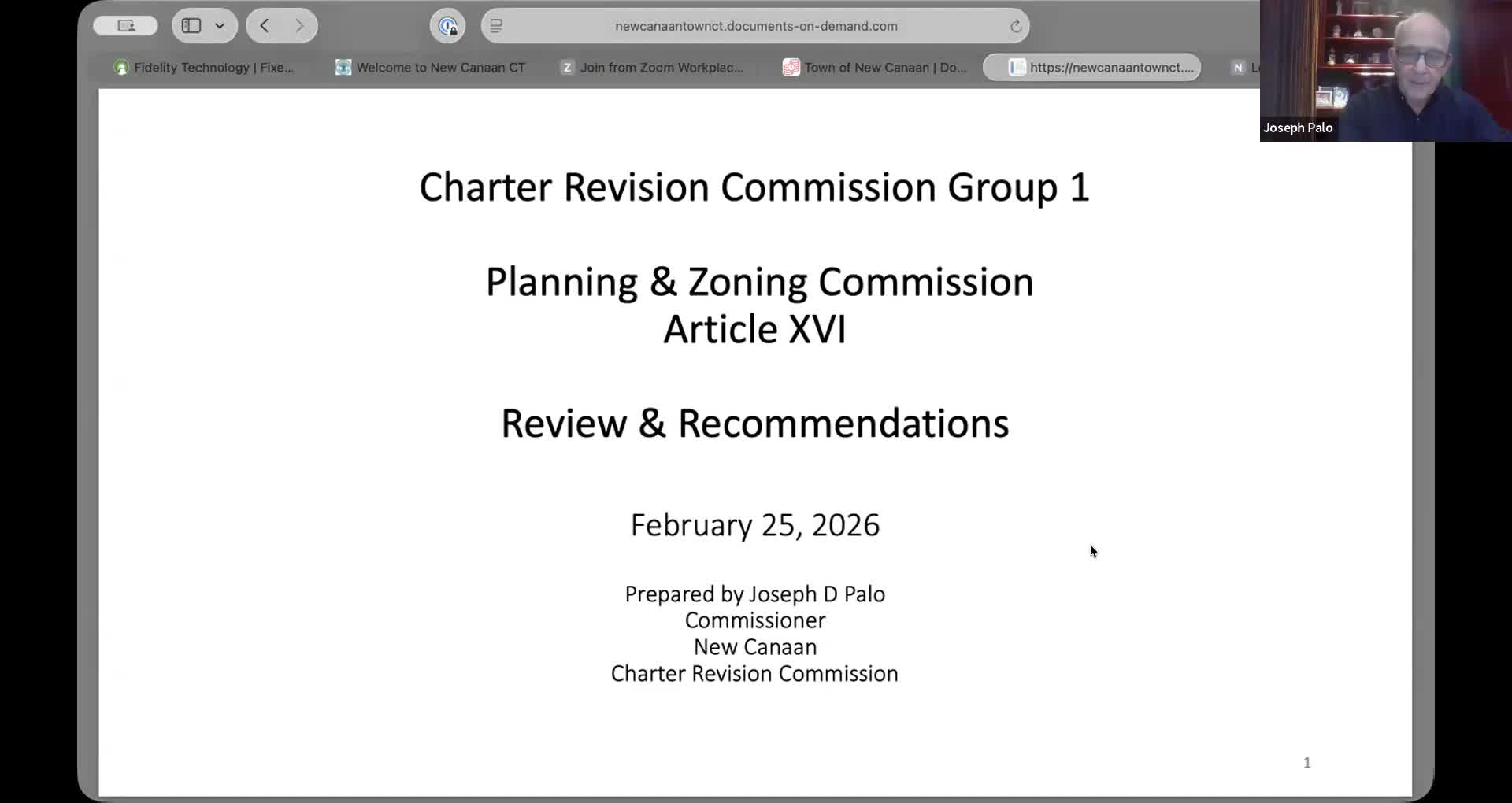 Charter panel debates whether New Canaan Planning & Zoning should be elected or appointed