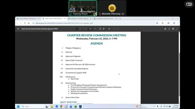 Charter Review Commission approves Step 4 to schedule second readings after debate over process and majority threshold