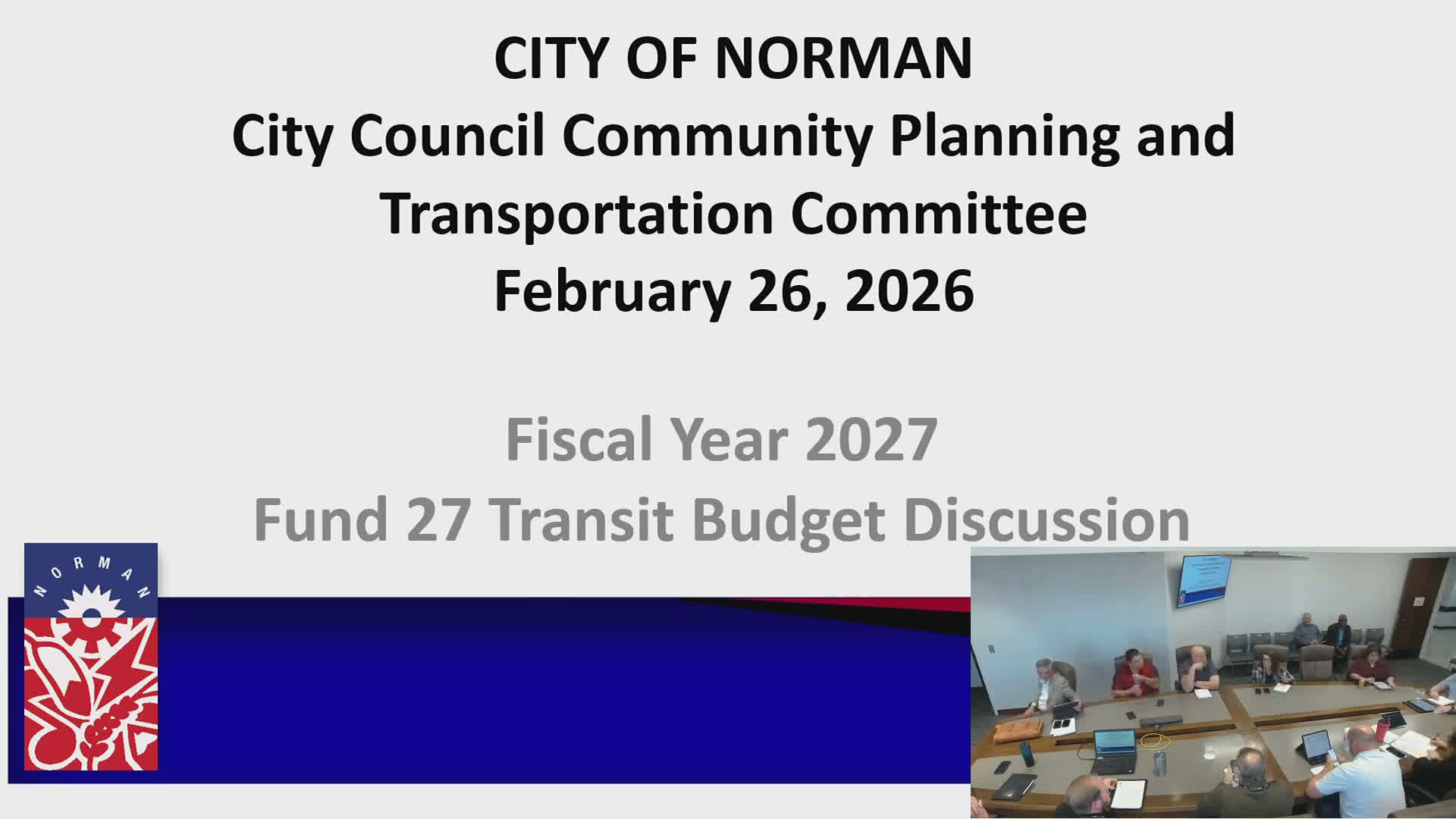 Norman staff seek direction on FY27 transit budget as microtransit costs loom