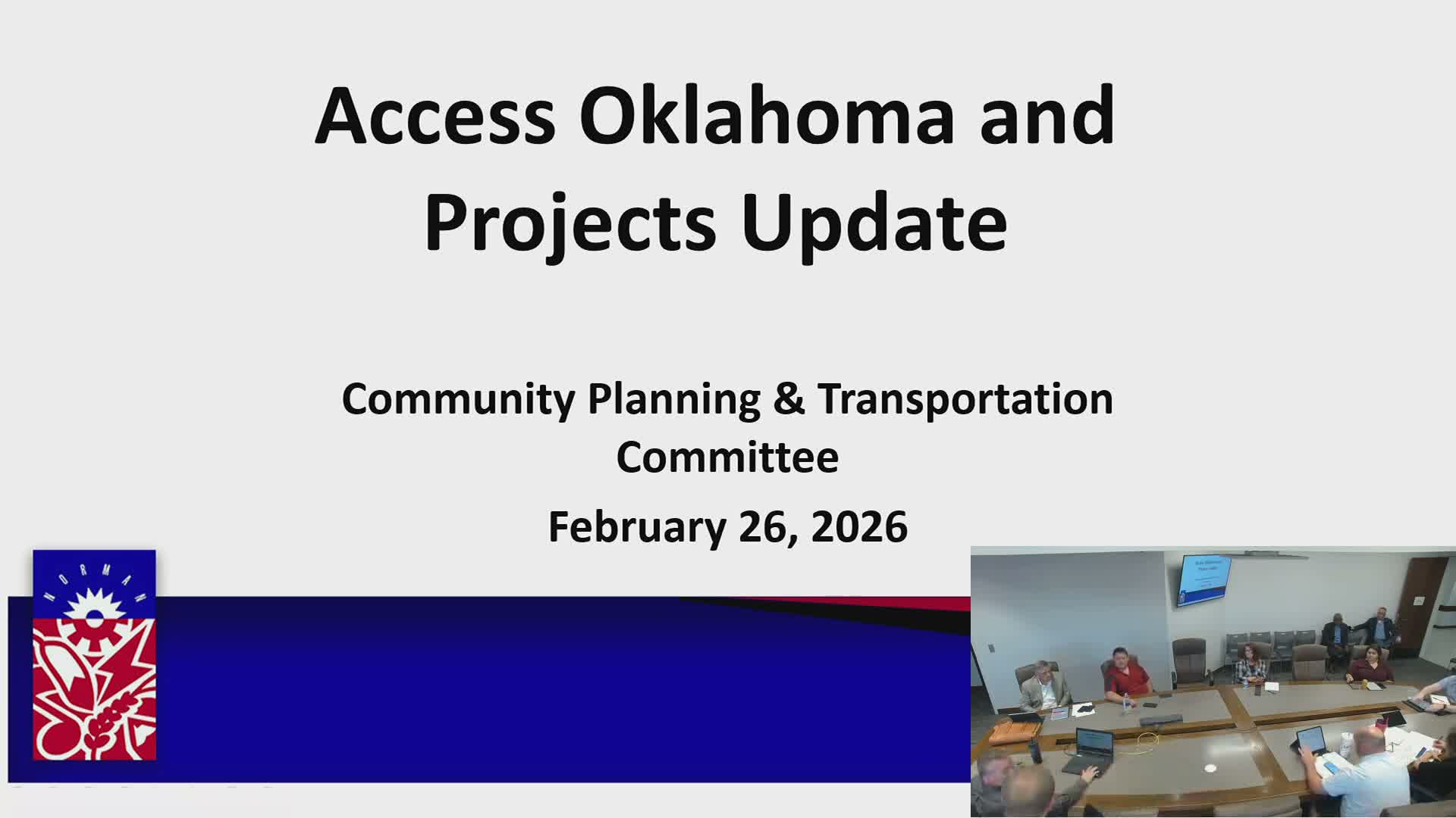 Staff: bridge contract mobilizing for Oklahoma East–West corridor; city to consider a $2.2M participation