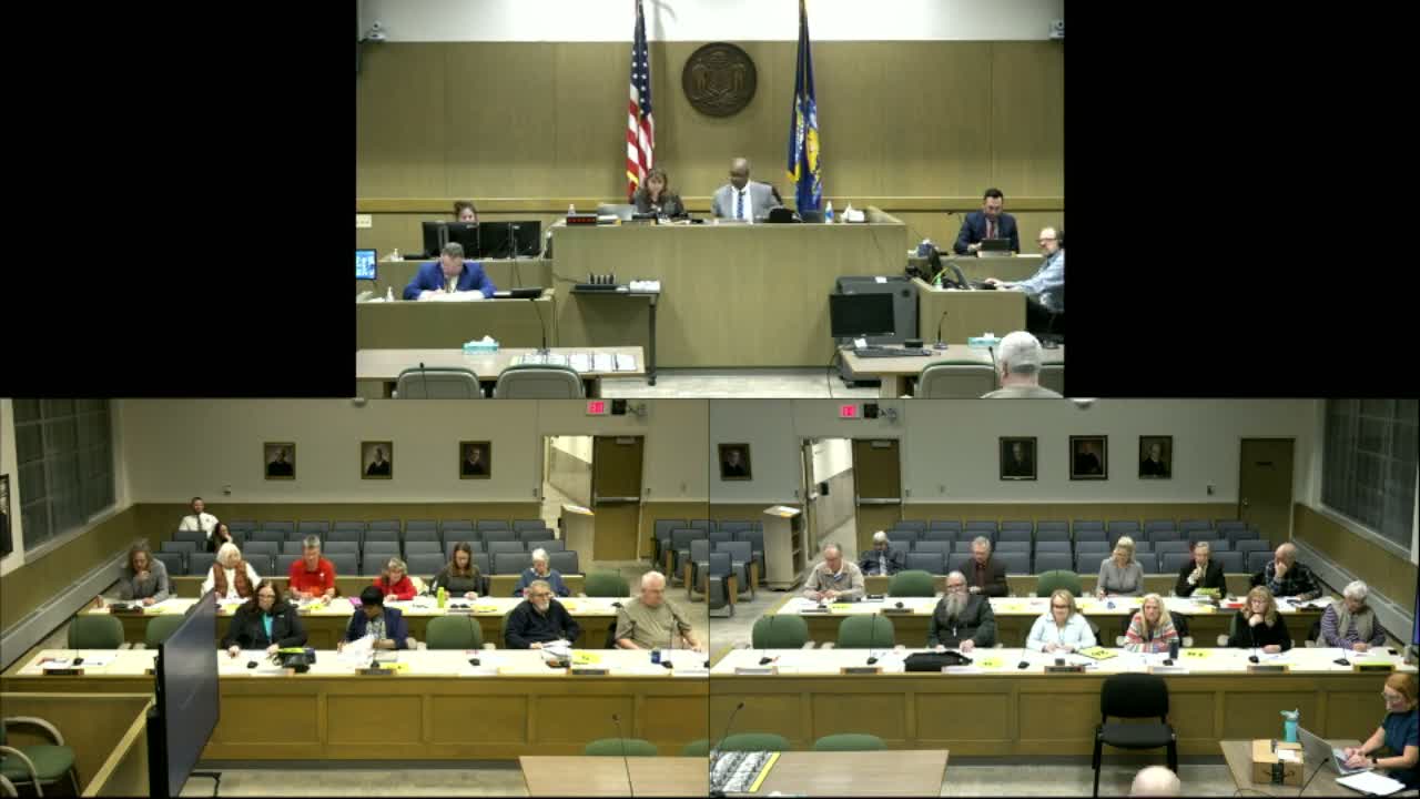 Board votes to enter executive session for county administrator performance review