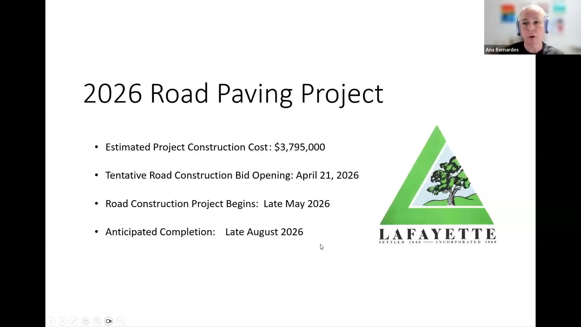 Lafayette unveils $3.8 million repaving plan for 28 streets; residents press for bike and drainage fixes