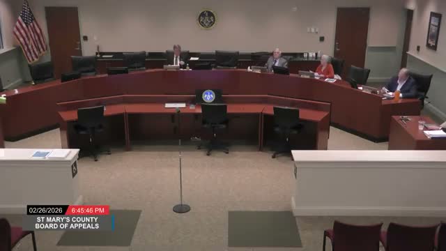 Board of Appeals approves three property variances and buffers 5–0; minutes approved