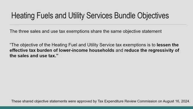 LBO: heating-fuel, water and sewer sales-tax exemptions amount to roughly $344 million in FY2026; members press for distributional detail