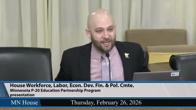 P‑20 Partnership outlines cross‑sector strategy to track learner outcomes from birth through workforce