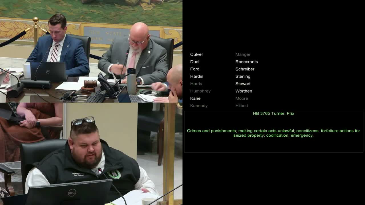 House committee advances dozens of bills; debate focuses on proposed land-forfeiture measure for noncitizens