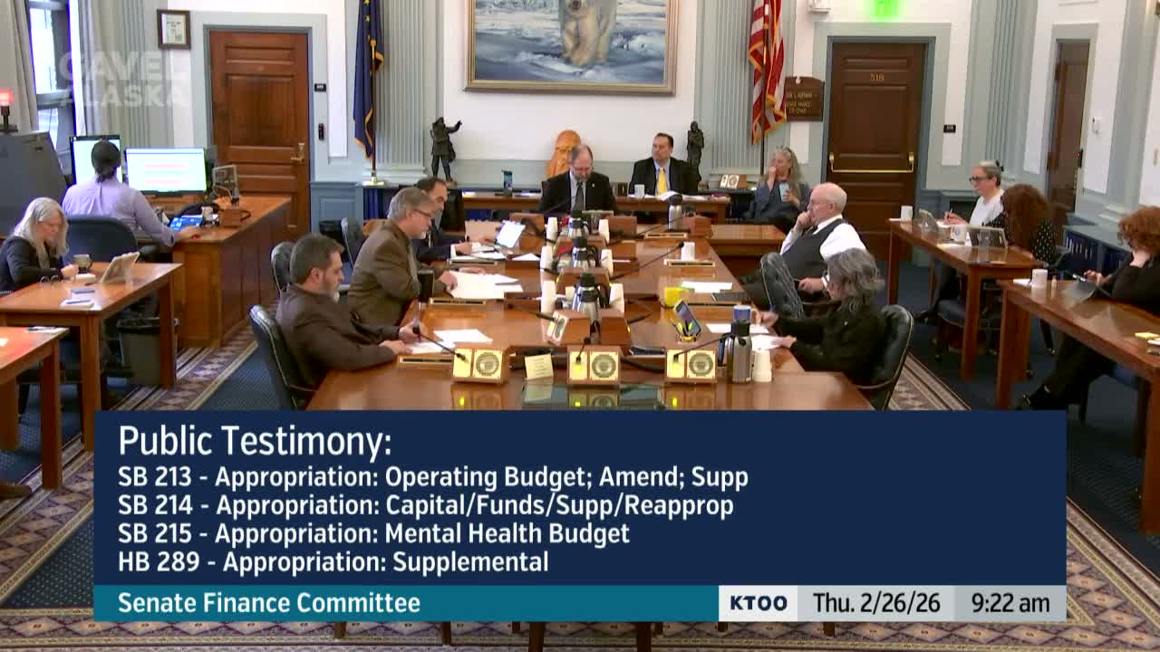 Parents and educators press Senate Finance for more education and early‑childhood funding