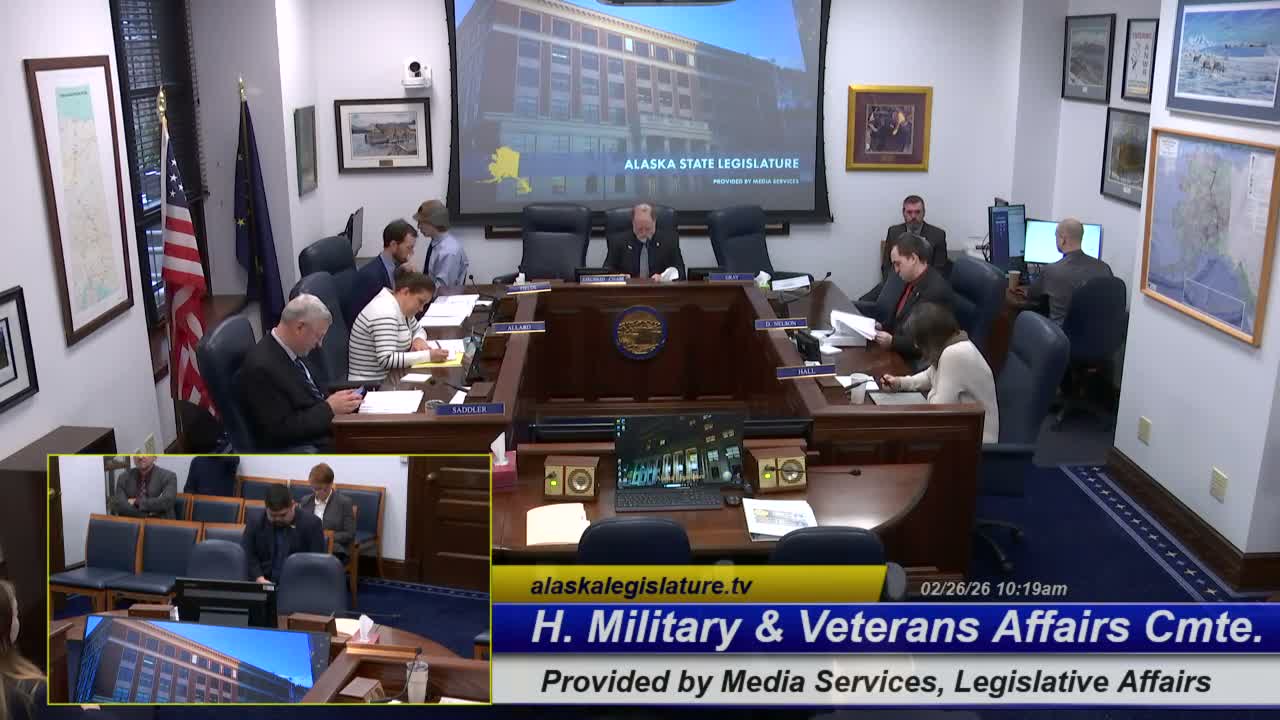 Alaska committee hears bill to expand veterans’ sentencing alternatives and encourage treatment