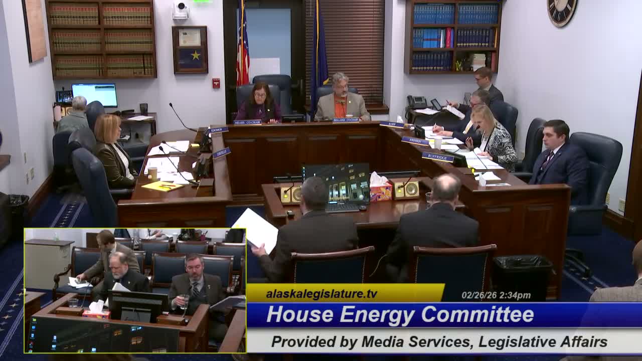 Committee hears overview of HB369, an energy omnibus with 40% diversified‑portfolio target by 2036