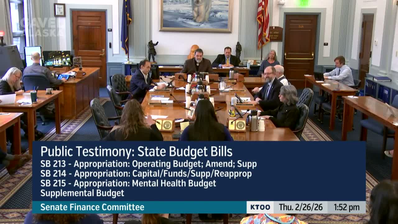 Southwest Alaska schools, students press Senate finance panel to fund residential CTE program