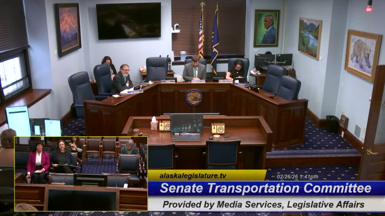 House Bill 26 would require DOTPF to plan statewide public and community transit, expand rural and tribal engagement