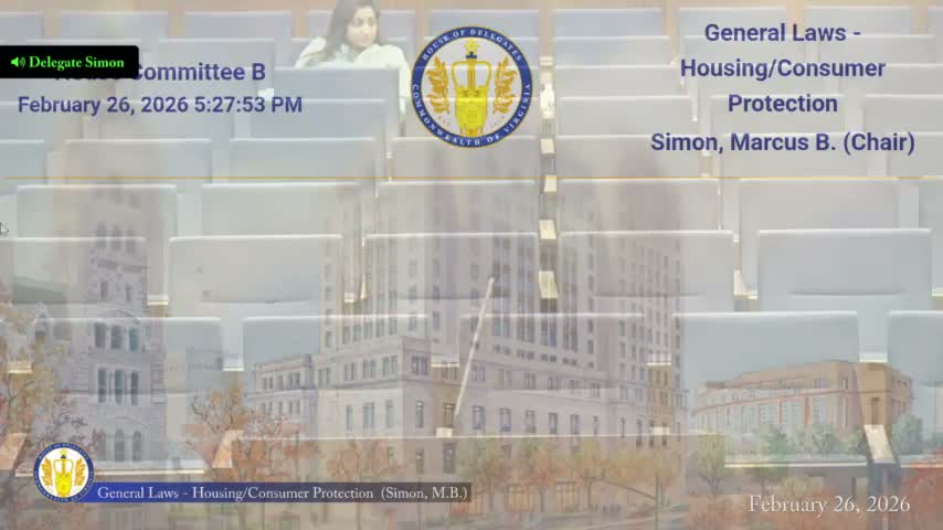 Subcommittee conforms Senate Bill 294 to House Bill 1361, reports substitute 8-0