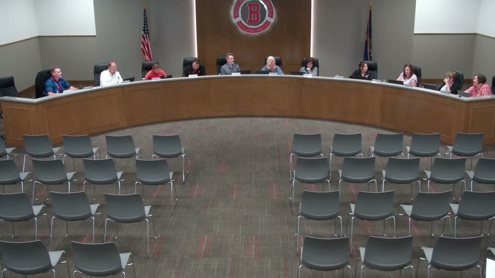 Bedford Public Schools board approves routine personnel, safety and meal-price measures
