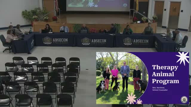 Absecon district expands therapy‑animal program and plans therapy farm funded by grants and donations