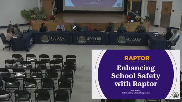 Absecon schools add Raptor check‑in and plan turf field while promoting community events