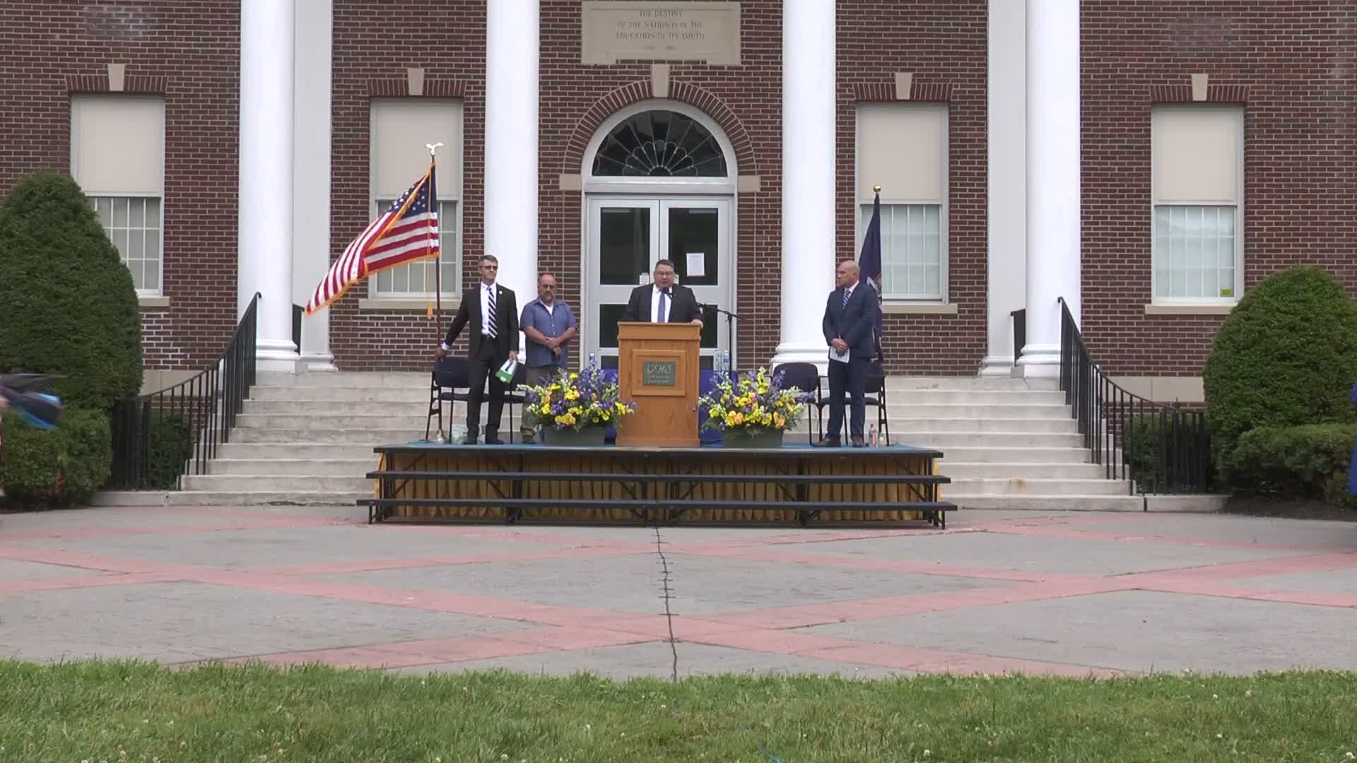 Ineligible for civic coverage: Granville Central School District commencement