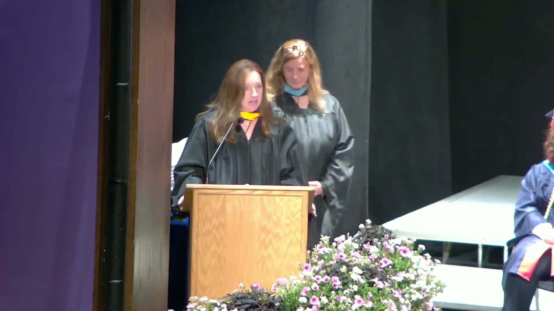 Graduation ceremony — not civic meeting