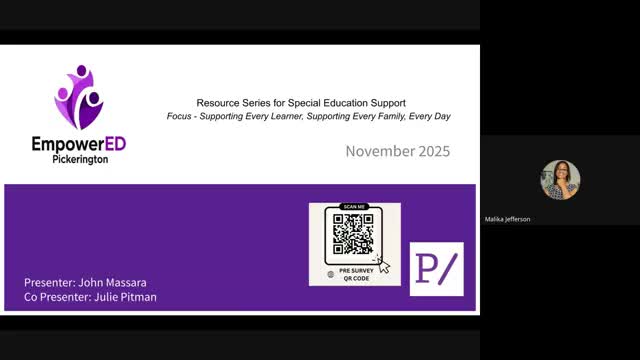 John Macera explains Ohio testing and alternate-assessment rules for students with disabilities