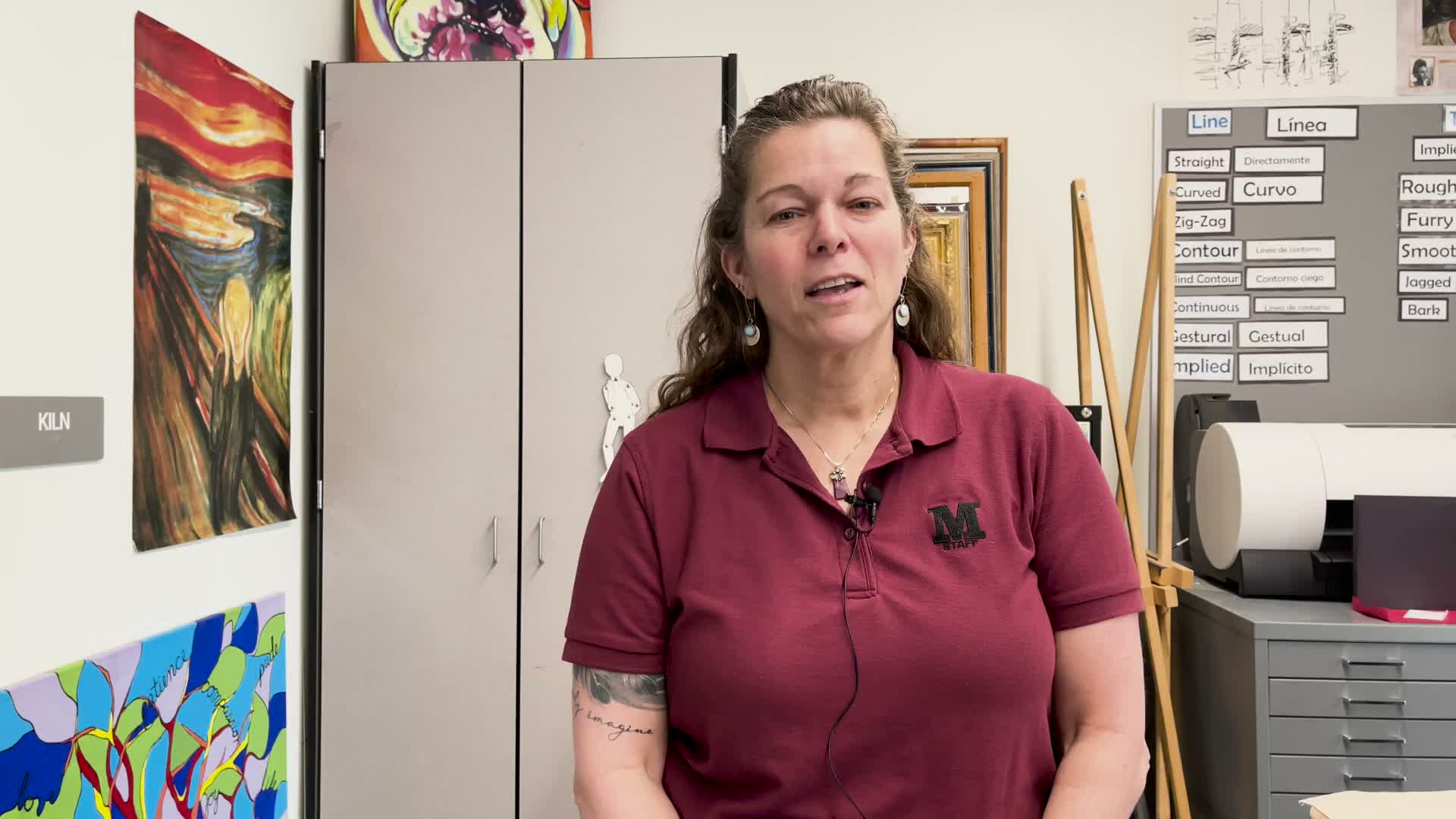 Mary Anne Smith, McLaughlin studio art CTE teacher, urges adding business and tech classes to better prepare students