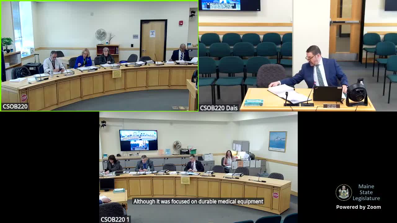 Legislative oversight committee directs OPEGA to assess MaineCare program-integrity operations