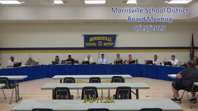 Morrisville board approves $26.6 million budget, sets school tax rate for 2025-26