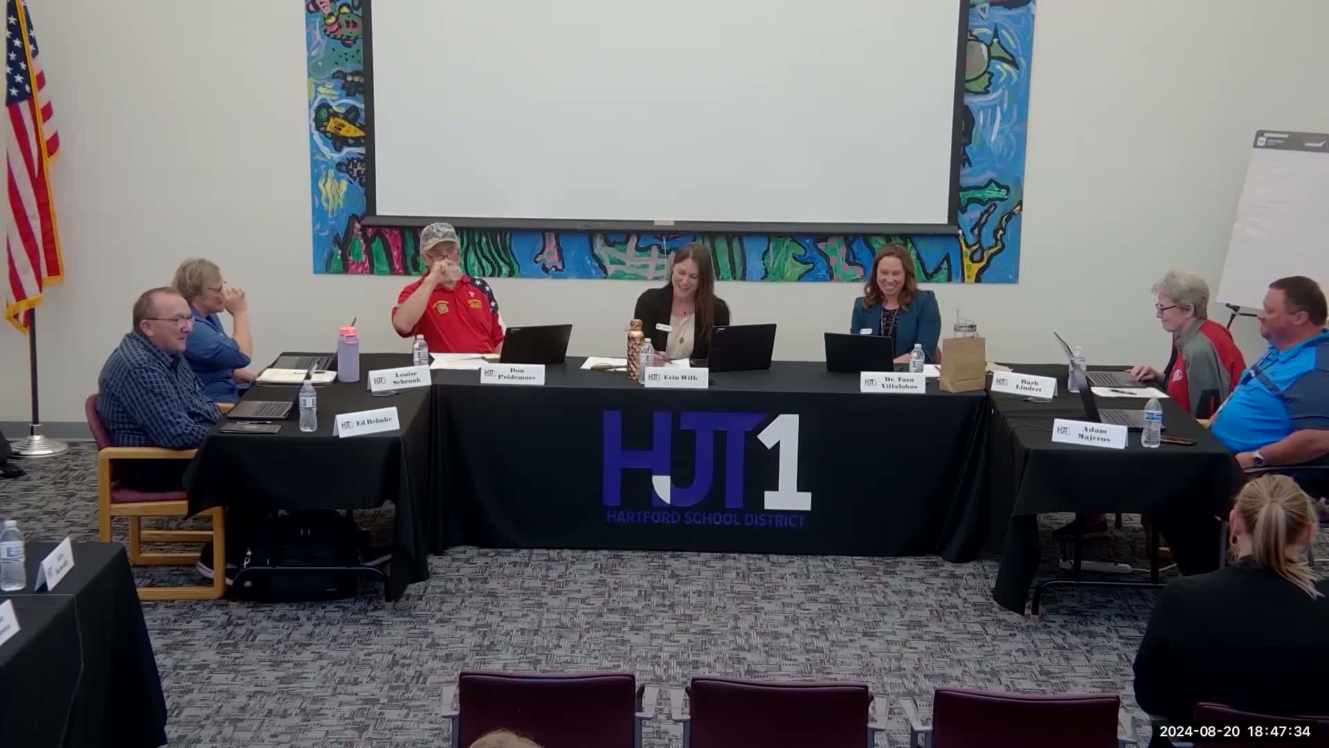 Hartford J1 board approves practice programs, screeners and employee supports; adopts AIMSweb screener
