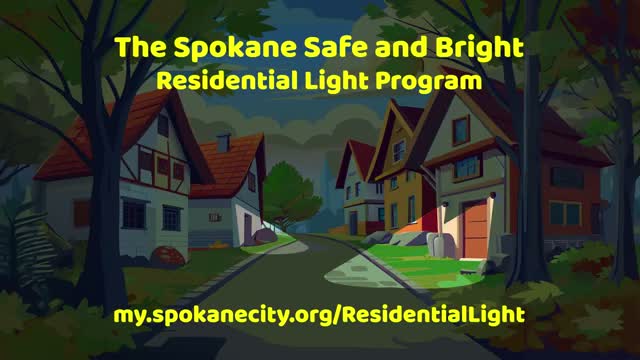 Spokane offers free motion-detecting outdoor lights to residents