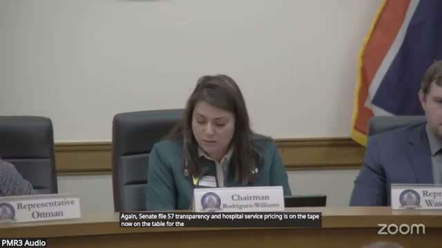 Committee approves hospital price-transparency bill after debate over scope, compliance costs