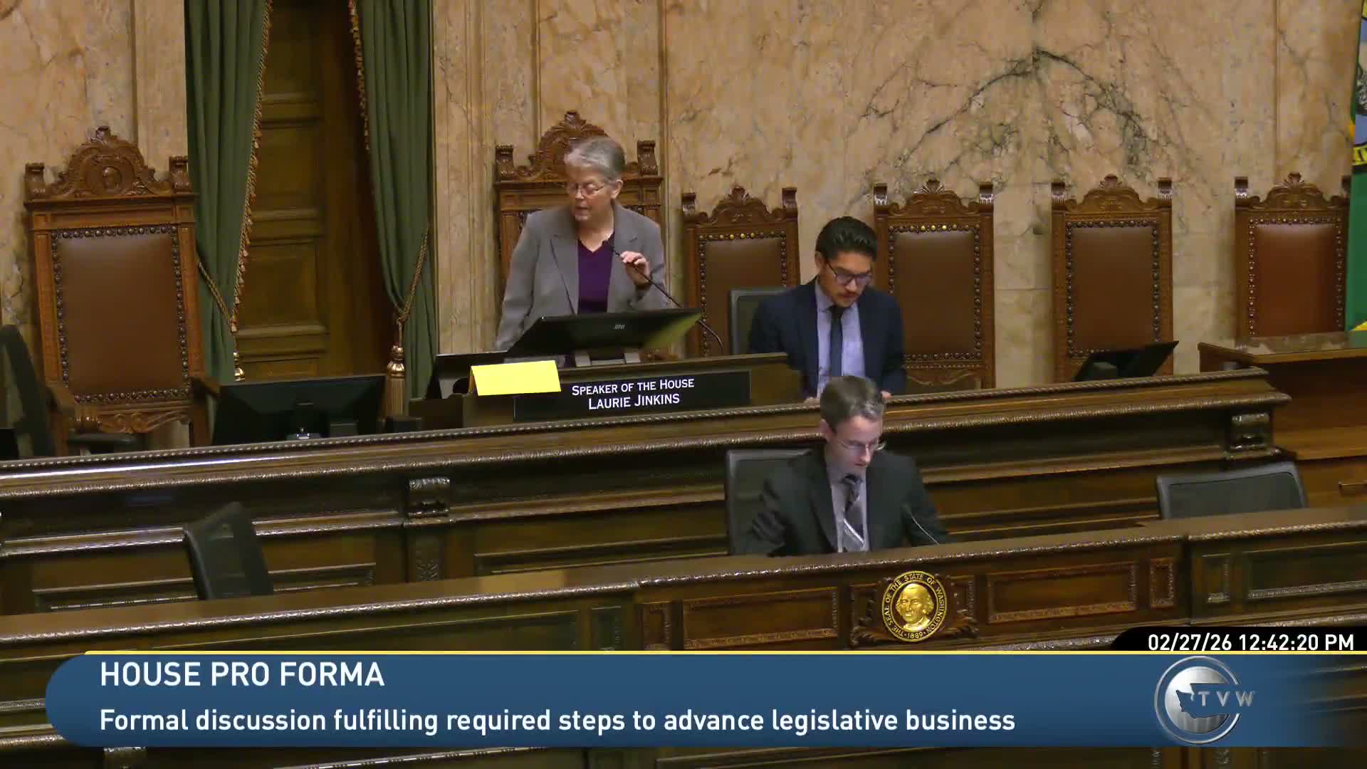 House adopts honorary resolutions by unanimous consent, receives Senate messages and adjourns to Feb. 28