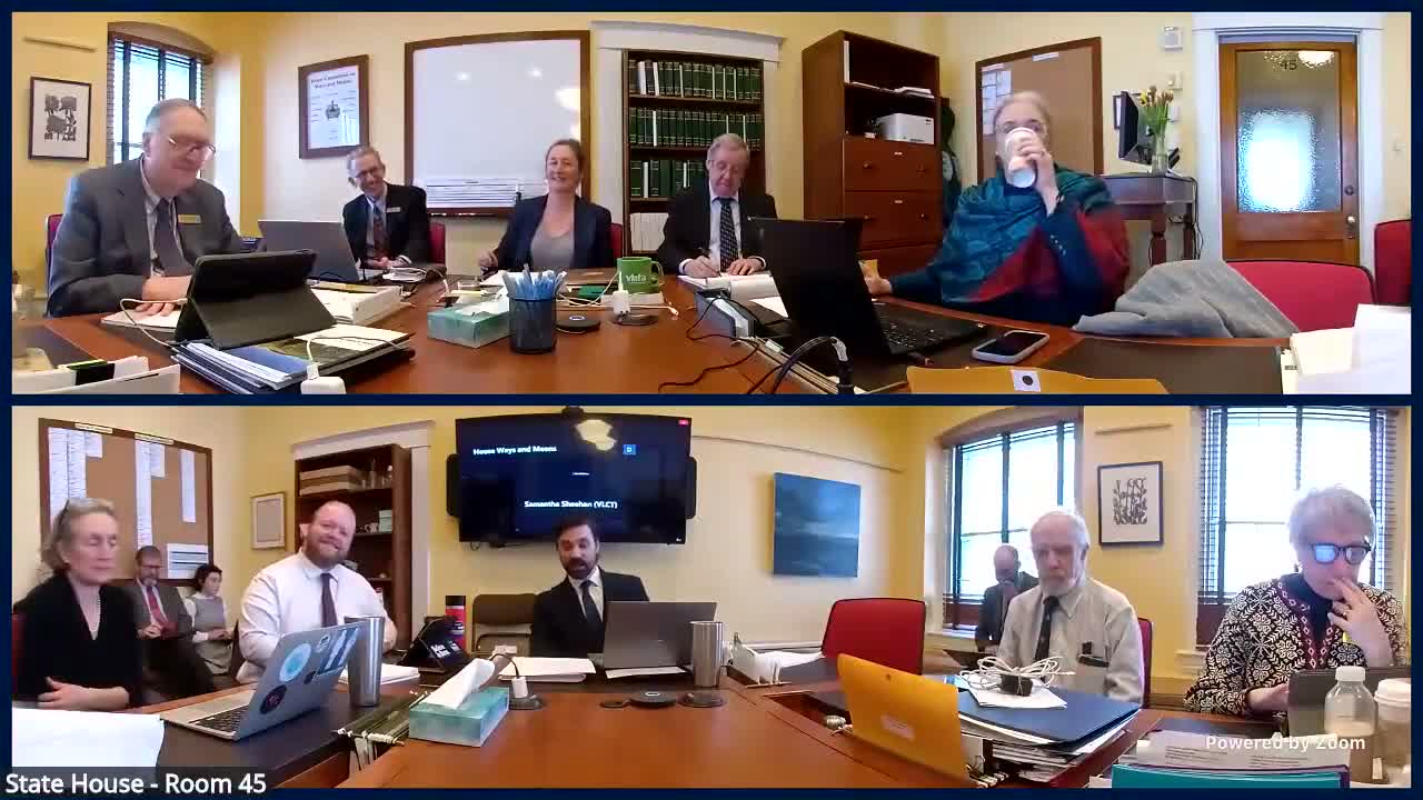 Ways & Means hears H775: expands treasurer's credit authority, creates Vermont Housing Special Fund and pilot for off-site construction